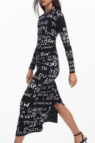 Robe fourreau - Noir