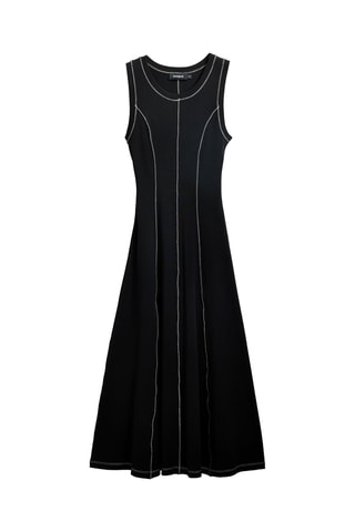 Robe midi - Noir