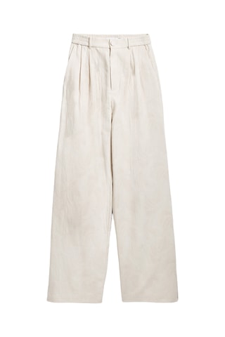 Pantalon regular - Écru