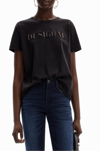 T-shirt regular - Noir