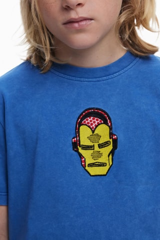 T-shirt Iron Man Avengers Marvel - Bleu