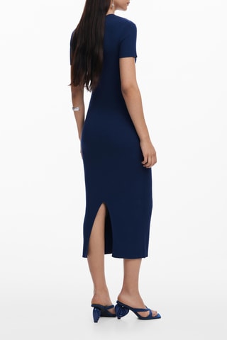 Robe fourreau - Bleu marine