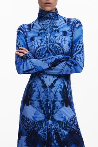 Robe longue - Bleu
