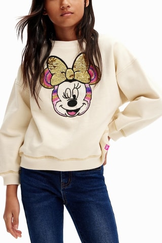 Sweat Minnie Disney - Blanc