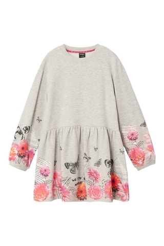 Robe trompe-l’œil - Gris