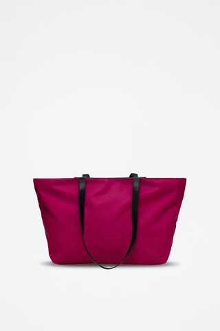 Cabas - Blanc, noir et rose