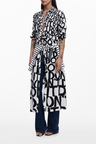 Robe chemise - Écru