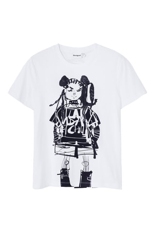 T-shirt slim - Blanc