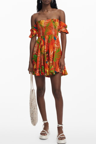 Robe de plage - Orange