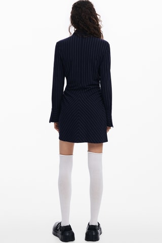 Robe chemise - Bleu marine