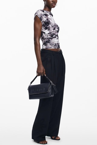 Top - Noir et gris