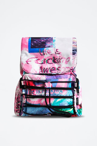 Sac à dos - Blanc et rose