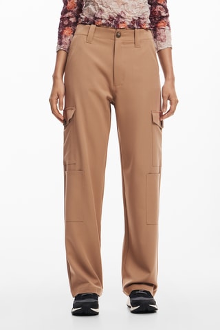 Pantalon cargo - Marron