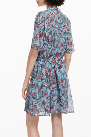 Robe chemise - Bleu
