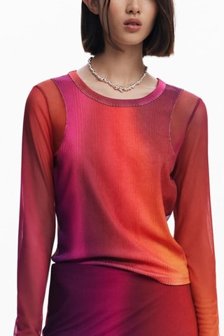 Top tie and dye - Rose
