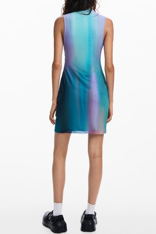 Robe droite - Bleu