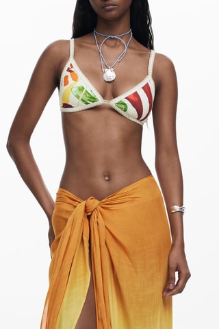 Paréo dip and dye - Orange