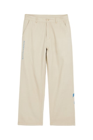 Pantalon regular - Beige
