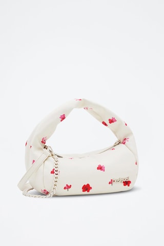 Sac porté épaule - Blanc, rouge et rose