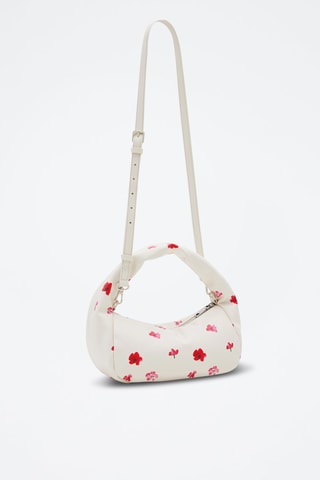 Sac porté épaule - Blanc, rouge et rose
