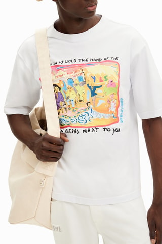 T-shirt regular - Blanc