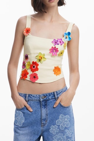 Crop top - Écru