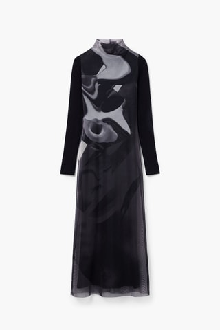 Robe fourreau - Gris
