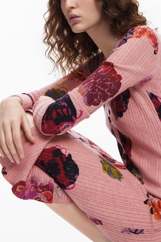 Robe fourreau - Rose
