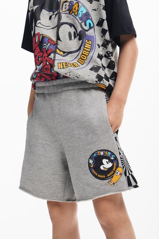Short Mickey Disney - Gris clair