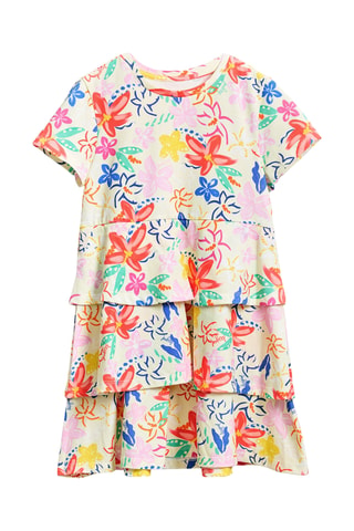 Robe volantée - Multicolore