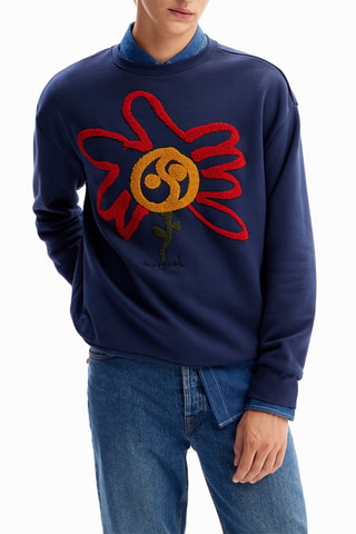 Sweat - Rouge, bleu et jaune