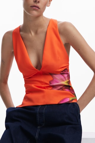 Top - Orange