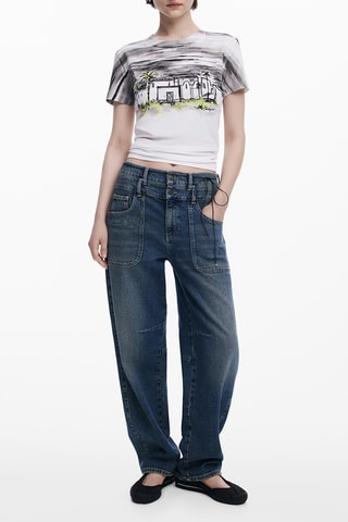 T-shirt regular - Noir