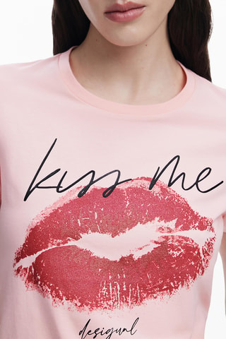 T-shirt regular - Rose