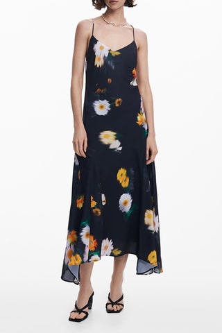 Robe longue sans manches - Noir
