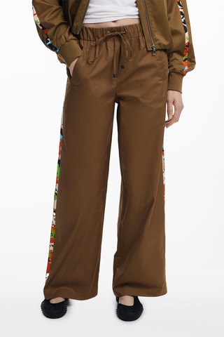 Pantalon wide legs - Camel