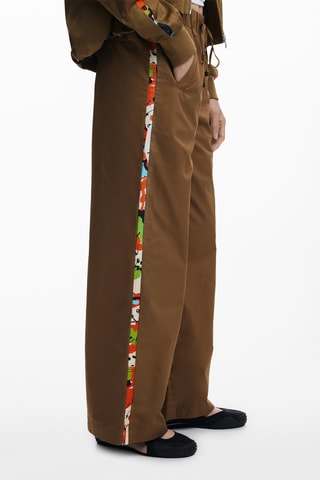 Pantalon wide legs - Camel