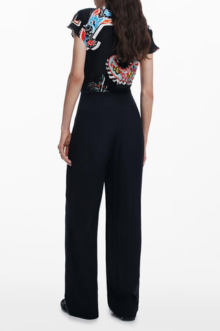 Pantalon regular - Noir