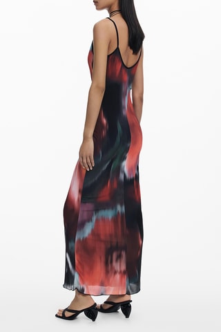 Robe longue sans manches - Rouge