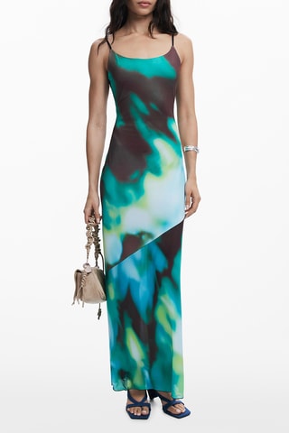 Robe longue sans manches - Vert