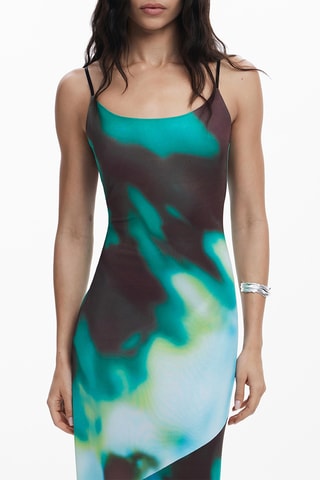 Robe longue sans manches - Vert