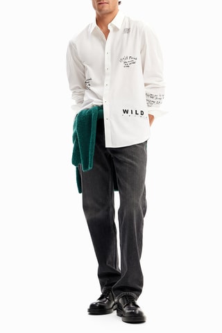 Chemise regular - Blanc