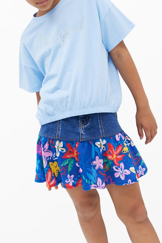T-shirt regular - Bleu