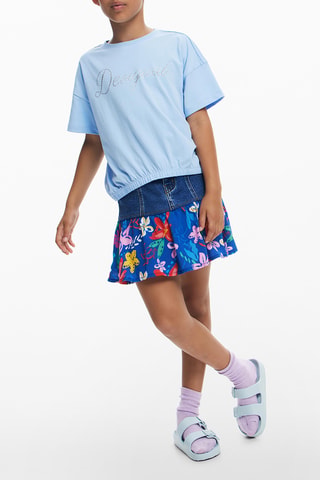 T-shirt regular - Bleu
