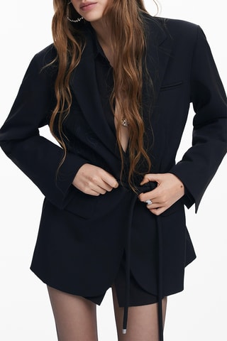Blazer regular - Noir