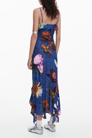 Robe longue sans manches - Bleu