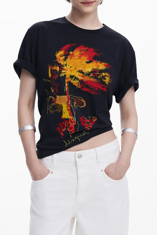 T-shirt regular - Noir