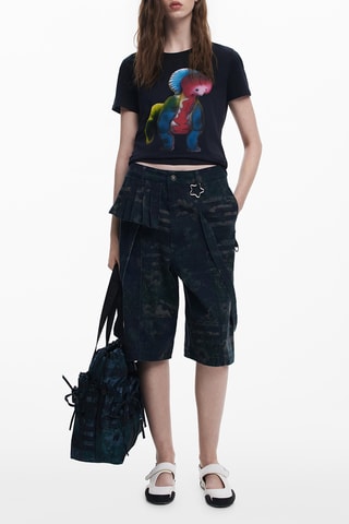 T-shirt regular - Noir
