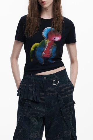 T-shirt regular - Noir
