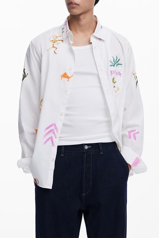 Chemise regular - Blanc